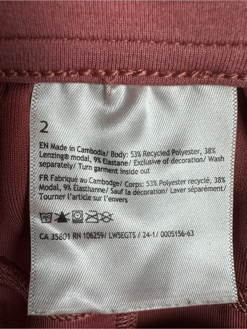 Lululemon Softstreme High-Rise Pant *Regular Brier Rose Women’s 2 Retail $128